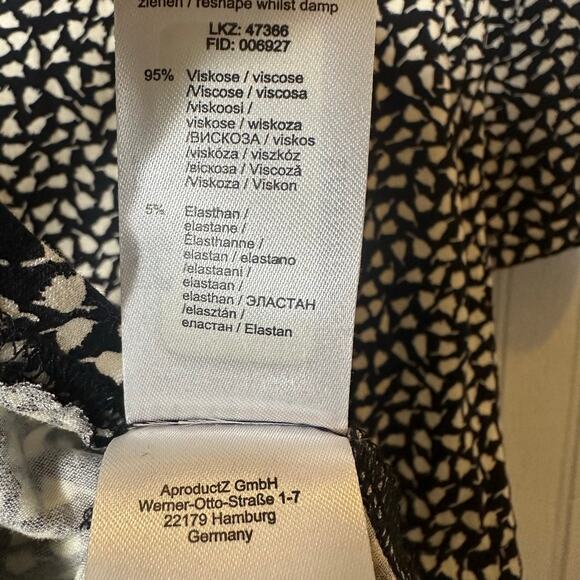 S. Oliver Black and White Printed Romper - Picture 7 of 7